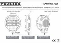 Purelux heat 7200 ліхтар dalekosiężna led 18 cm 135w з підігрівом 435m Київ, фото thumb