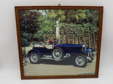 Плакат о старинных автомобилях 1927 года — Wensum Vauxhall
