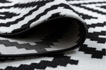 Скандинавский ковер ROMBY RUTA BLACK AND WHITE 240x330