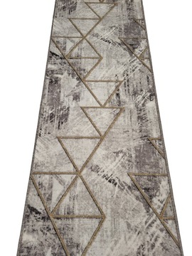 CHODNIK ANTYPOŚLIZGOWY GLAMOUR SZARY ZŁOTY 80cm