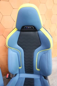 фото thumb №13, Bmw m4 g82 салон сиденья диван обшивки память нагрев кожа yasmarinablau