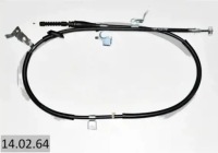 фото thumb №1, Трос тормоза ручного 14.02.64 linex fiat sedici