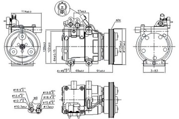 фото thumb №1, Nissens компрессор кондиционера hyundai getz 1.6 t