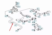 Купить Mercedes-benz sl r129 пабтрубок  впуска воздуха a1190900182 5.0 бензин 240kw, фото thumb