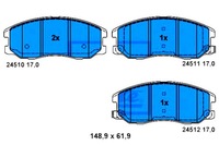 фото thumb №1, Ate гальмівні колодки гальмівні opel перед antara 06-