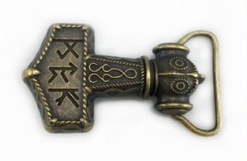 MŁOT THORA klamra zapinka kopla do pasa celt viking