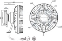Купити Nissens зчеплення вентилятора радіатора контакти: 5 r, фото thumb