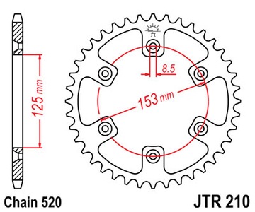 ВЕДУЩАЯ ЗВЕЗДОЧКА JT JTR210.48SC
