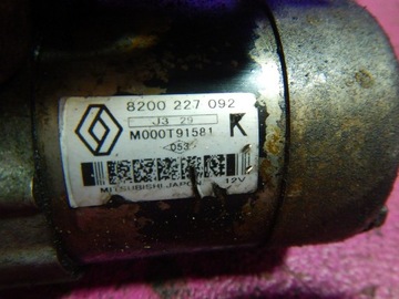 фото thumb №4, Renault megane ii 02-06 1.5 dci стартер 8200227092 m000t91581 12 зубів