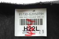 фото thumb №9, Ліва оббивка багажника hyundai ioniq ae 85730g20509y 1.6l 2022