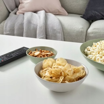 IKEA FARGKLAR Миска Матовая светло-серая 16 см 4 шт.