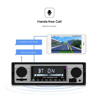 АВТОМОБИЛЬНОЕ РАДИО 1DIN SD USB BLUETOOTH МИКРОФОН