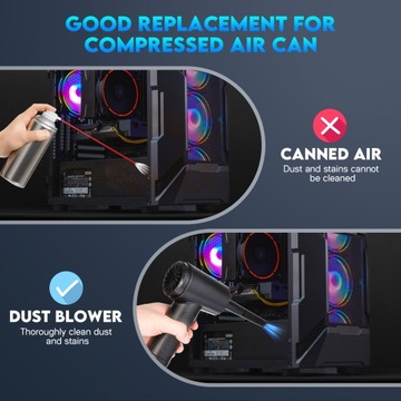 МОЩНЫЙ электрический вентилятор сжатого воздуха, пылевой компрессор Air Duster
