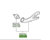 фото thumb №1, Важіль зад праві з втулка hyundai ix35 2010-2015