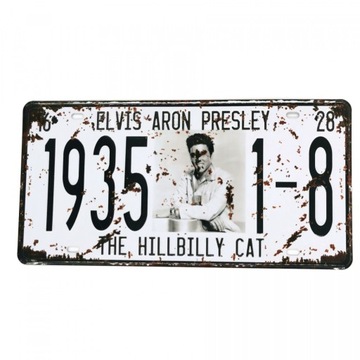 Tablica Ozdobna Blacha Elvis Aron Presley Retro