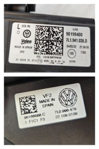 фото thumb №12, Лампа ліва перед full led vw t6 t61 7l1 lift 2019-