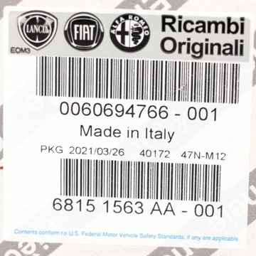 фото thumb №10, Alfa romeo оригинальный номер 60694766 бак жидкости усилителя