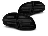 Купить Фары porsche cayenne 10-15 black-smoke led dts, фото thumb