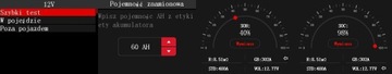 TESTER DO AKUMULATORÓW BATERII 6V 12V 24V 2-220AH