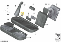 фото thumb №6, Накладка isofix dla bmw x5 g05 09 2017 12 2019 оригинальный 52207499793