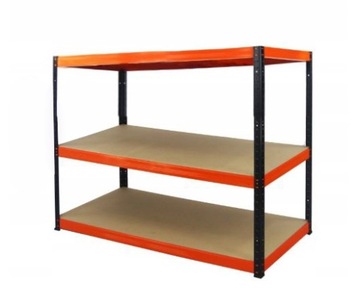 HELIOS металлическая полка для мастерской и склада 90x150x35см 3Px175kg SOLID
