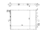 Радиатор воды audi q7 06- 53798 nrf Доставка, фото thumb