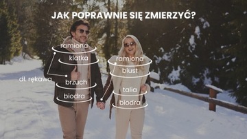 Elegancki KOŻUCH DAMSKI z obszyciem KD-66 XXXL 46