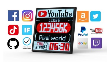 DIVOOM PIXOO 64 BLUETOOTH WI-FI ПИКСЕЛЬНАЯ РАМКА ART
