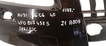 фото thumb №7, 4f0807437s audi a6 c6 04-11 бампер переднее перед spr pdc