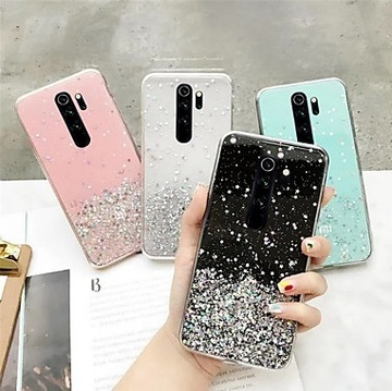 Чехол GLITTER GLITTER для Xiaomi Redmi Note 8 PRO +9H