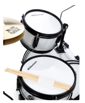 Youngster Drum Set Silver - Ударная установка Silver Millenium для детей