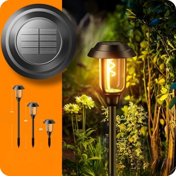 6x СОЛНЕЧНАЯ СОЛНЕЧНАЯ ЛАМПА СОЛНЕЧНЫЕ ЛАМПЫ ДЛЯ САДА LED САД