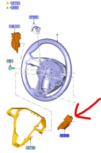фото thumb №1, Перемикач радіо керма edge mondeo s-max 15-