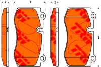 фото thumb №2, Trw гальмівні колодки гальмівні mercedes перед w211 w221 r230
