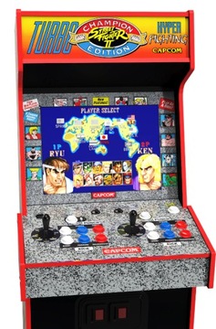 Большая стоячая консоль в стиле ретро Street Fighter 14in1 Wi-Fi Arcade1Up