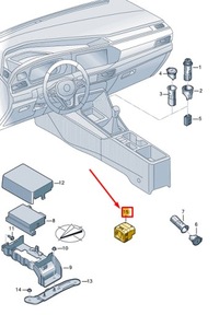 фото thumb №1, Vw caddy sb mk4 socket інвертор 2k7919309c