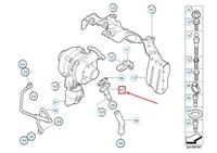 фото thumb №1, Mini cooper clubman r55 труба обратная турбонагнетателя 11657804910оригинальная