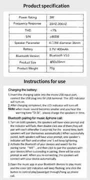 Небольшая портативная беспроводная Bluetooth-колонка M10