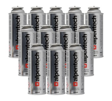 KARTUSZ GAZOWY GAZ do KUCHENKI PALNIKA nabój 400ml ALPEN x12