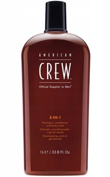 American Crew 3в1 мужской шампунь-гель-кондиционер XXL 1л