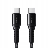 MCDODO USB-C-кабель, быстрая зарядка, USB Type-C, 3 А, 60 Вт, 1 м, черный