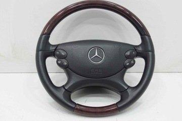 фото thumb №11, Кермо шкіра дерево подушка безпеки mercedes sl r230