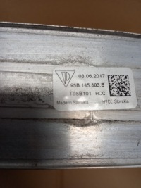 Интеркулер левый porsche macan 3.0 3.6 2014-2018 95b145803b с Разборки, фото thumb