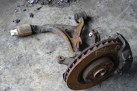 фото thumb №1, Mercedes ml w163 4.3 правая поворотный кулак перед рычаг