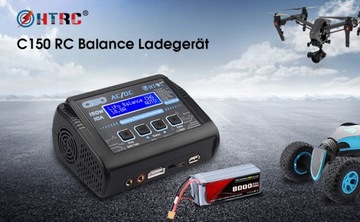 HTRC 150W 10A 1-6S Зарядное устройство переменного/постоянного тока для LiPO Lilon Life LiHV NiMH NiCD PB