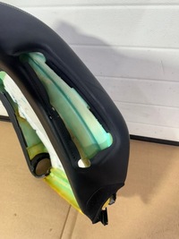 фото thumb №7, Спинка сидіння правого, праві mercedes cls w218 чорна шкіра, біла nić