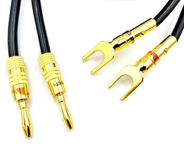 NAKAMICHI SPEAKER CABLE 2x4 банановые лопатки 1,5 м