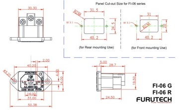 FURUTECH FI-06 NCF R — розетка IEC