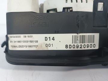 фото thumb №6, Audi a4 b5 рестайлінг 95-01 спідометр  прилади obrotomierz 1.9tdi оригінальний номер 8d0920900