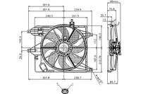 фото thumb №1, Вентилятор радиатора с корпус nissan kubistar r